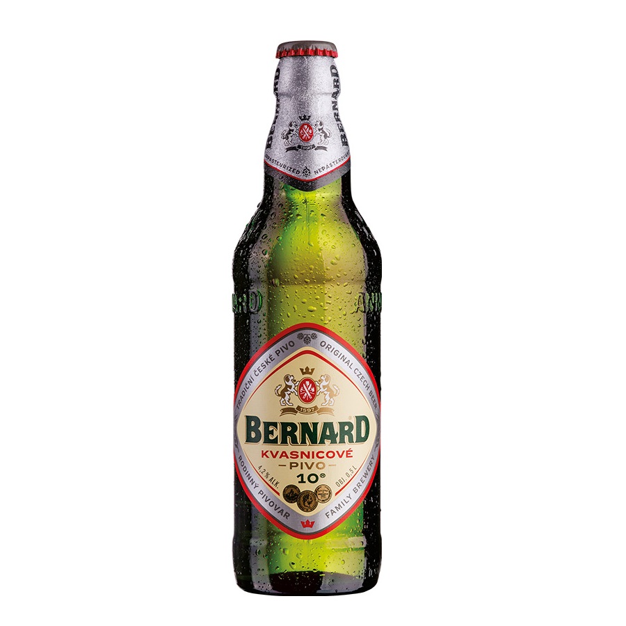 Pivo Bernard světlé výčepní kvasnicové 0.5l sklo