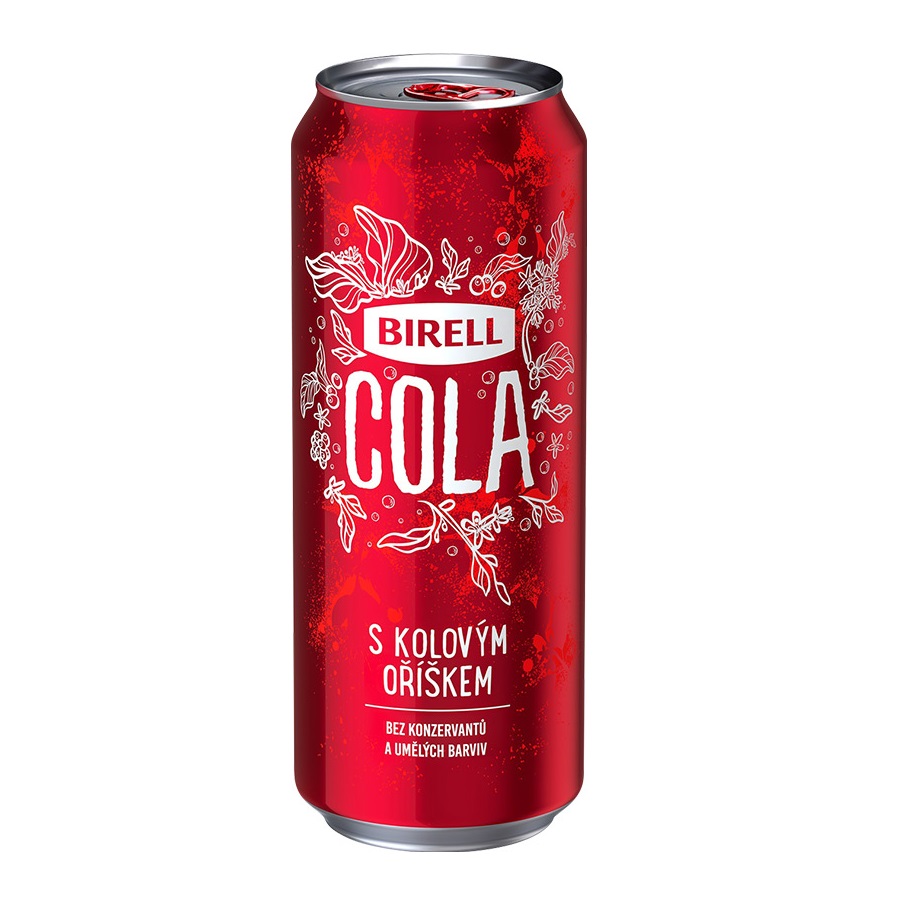 Birell plech 0.5l cola