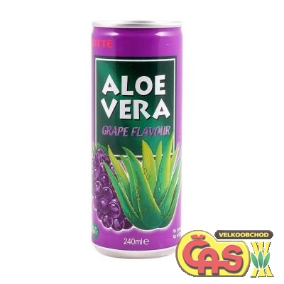 LOTTE ALOE VERA grape 0.24l plech - hrozen