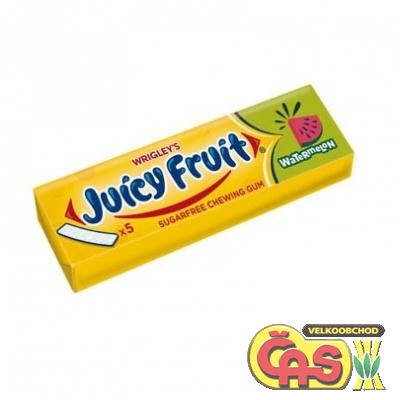 ŽVÝKAČKY JUICY FRUIT PLÁTKY 13g WATERMELON